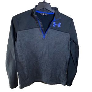 Under Armour Blue Boys Quarter Zip Fleece